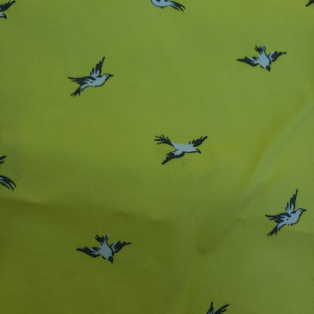 Merona yellow 'flying bird' cotton shorts - size 12 - Picture 3 of 7